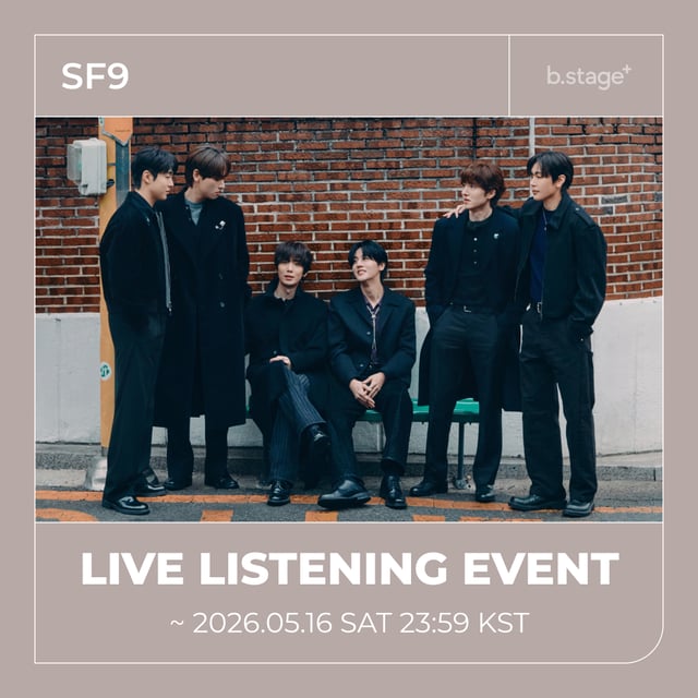 [5/22 LIVE LISTENING EVENT] SF9 (에스에프나인)