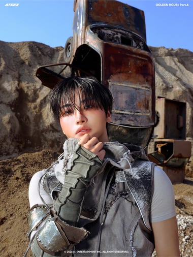 ATEEZ GOLDEN LOOP:SBS人気歌謡　SEONGHWA SEONGHWA