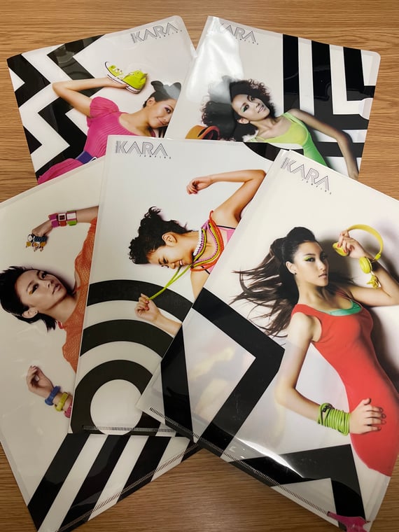 【直筆サイン/美品】KARA 旧メンバー サイン入 エコバッグ　ファンの方必見❗️ 直筆サイン/美品】KARA 旧メンバー サイン入 エコバッグ ファンの方