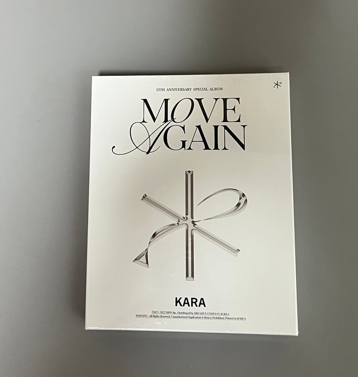 KARA MOVE AGAIN 直筆サイン入りアルバム KARA MOVE AGAIN 直筆サイン入りアルバム KARA - [MOVE AGAIN