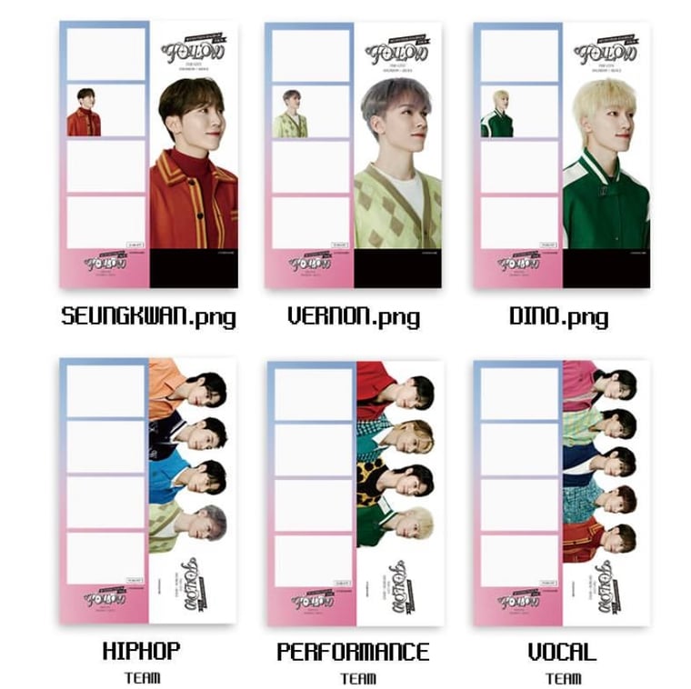 SEVENTEEN FOLLOWフレームとBOYNEXTDOORのHOWフレームが発売され