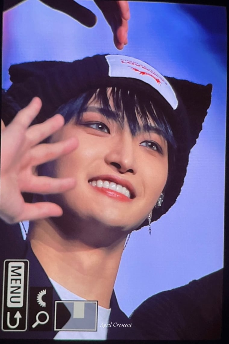 seonghwa in his cat beanie is my new fav thing💘🐱 #ateez