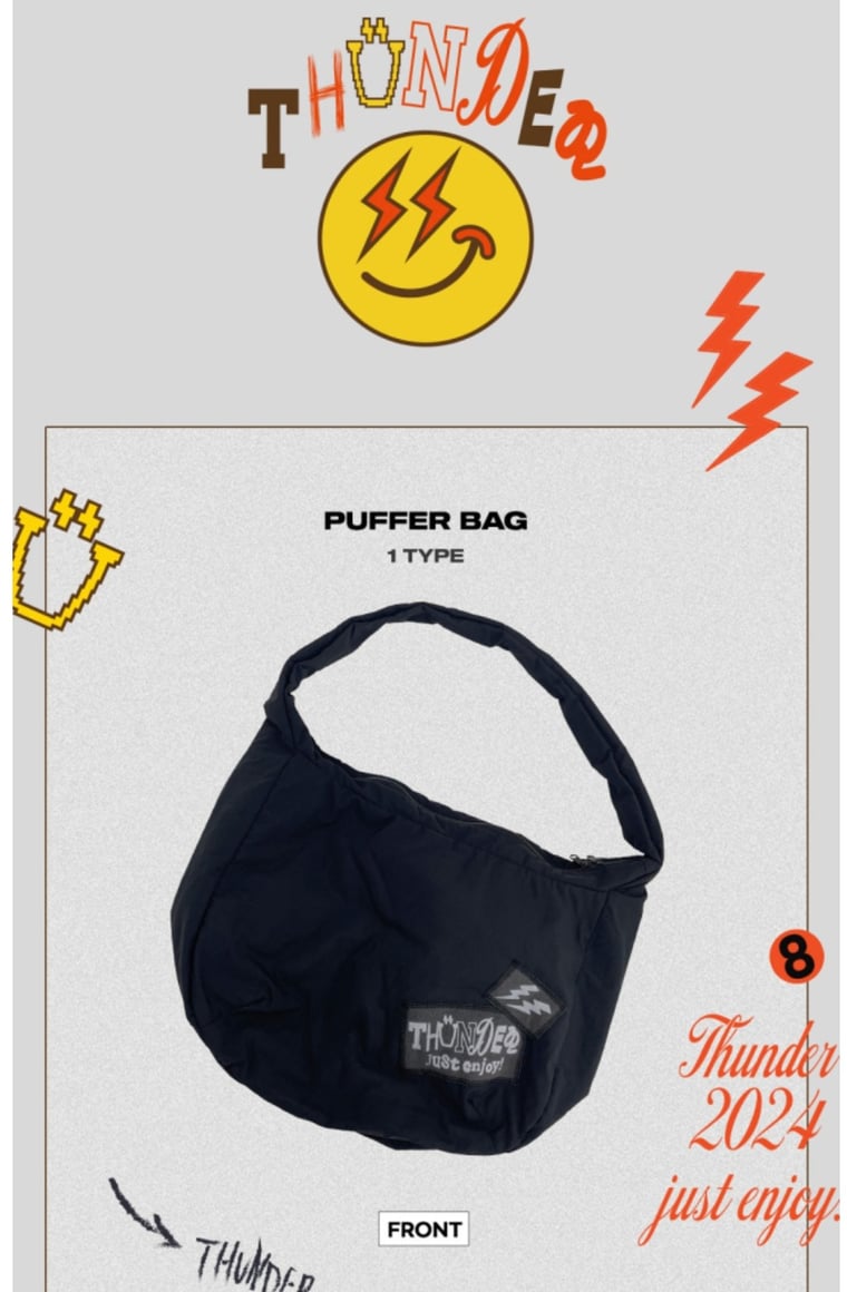 ATEEZ♡THUNDER♡PUFFER BAG（ATEEZ♡THUNDER♡PUFFER BAG