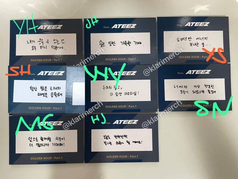 We tried to guess the members handwriting! Did we do well