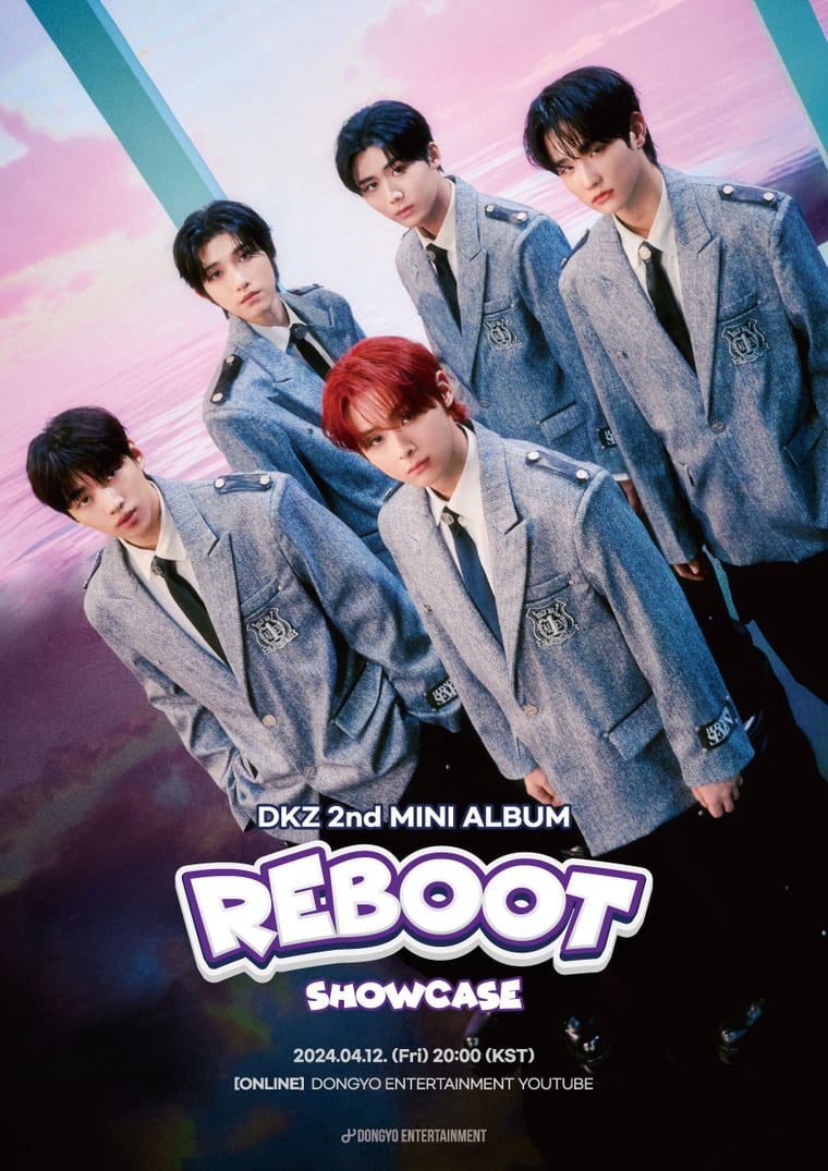 DKZ 2nd Mini Album [REBOOT] SHOWCASE D -1 안내
