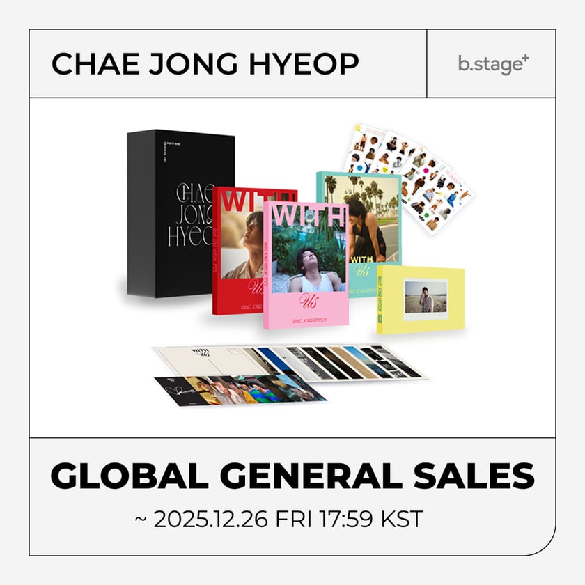 GLOBAL GENERAL SALES] CHAE JONG HYEOP PHOTO BOOK 「WITH us」