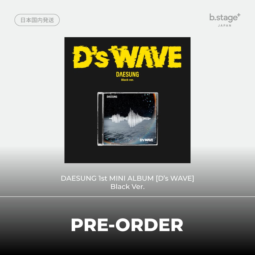 PRE-ORDER] DAESUNG - 1st MINI ALBUM [D's WAVE](Black Version)