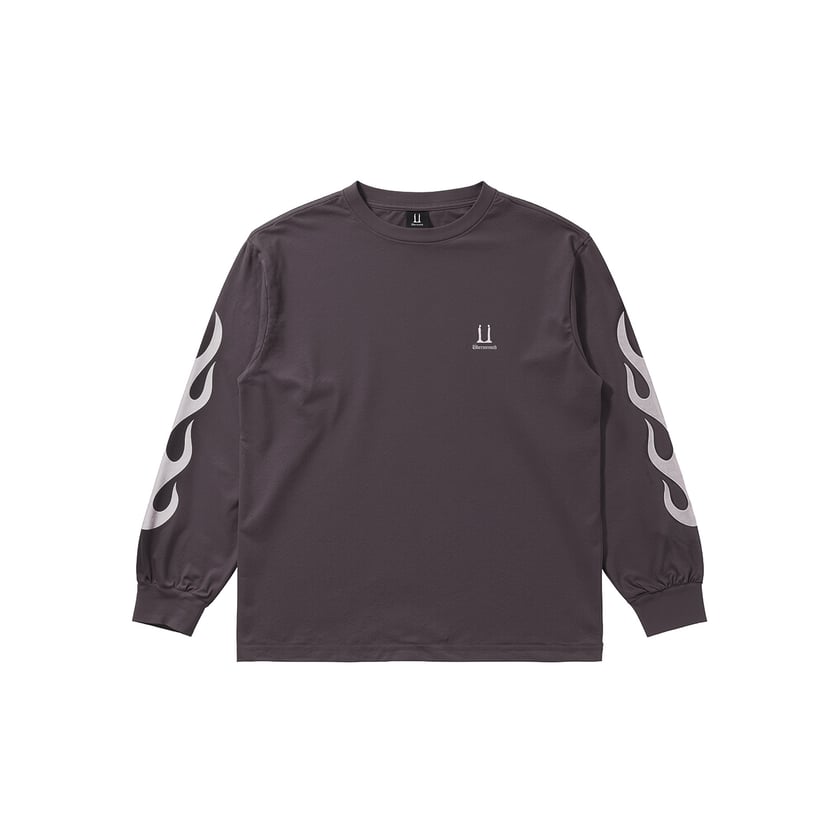 ÜBERMENSCH LONG SLEEVED T-SHIRTS (CHARCOAL)