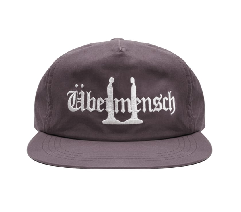 Übermensch トルーパー キャップ ÜBERMENSCH CAP (CHARCOAL)
