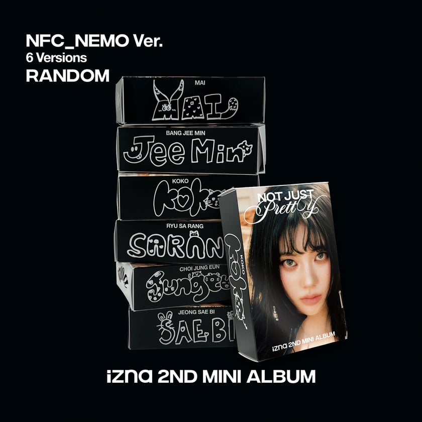 PRE-ORDER] (Random 1 out of 6) izna [Not Just Pretty] NFC_Nemo Ver.
