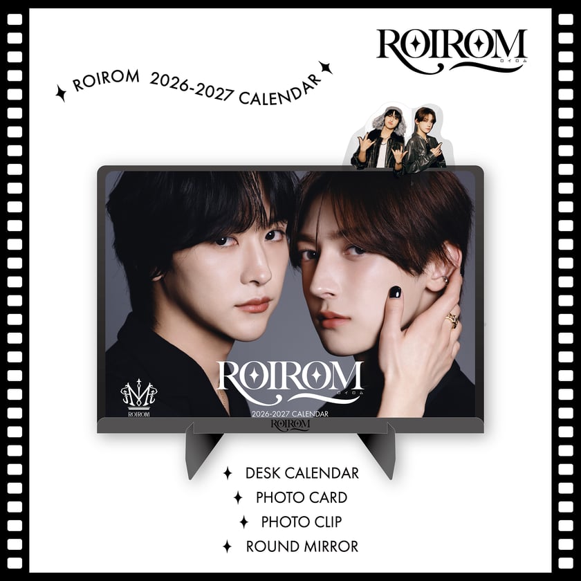 ROIROM 2026-2027 CALENDAR（Black）