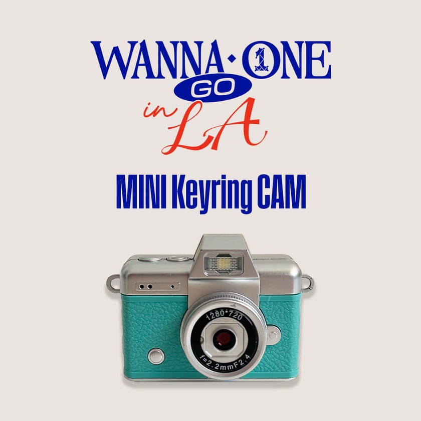 PASS ONLY] WANNA ONE GO MINI Keyring CAM
