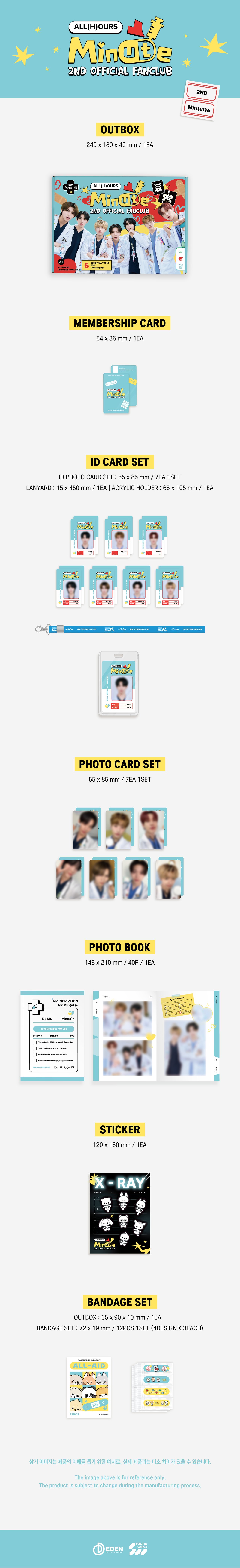 ALL(H)OURS 2ND OFFICIAL FANCLUB KIT