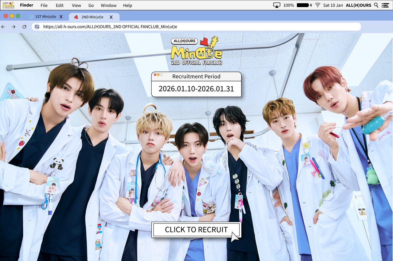 ALL(H)OURS 2ND OFFICIAL FANCLUB KIT