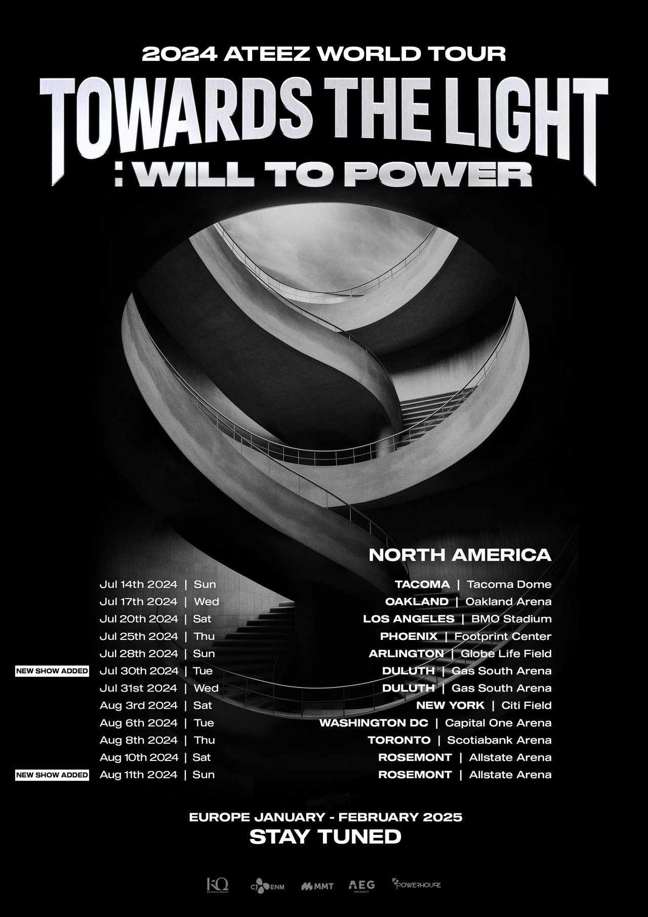 2024 ATEEZ WORLD TOUR [TOWARDS THE LIGHT : WILL TO POWER] IN NORTH