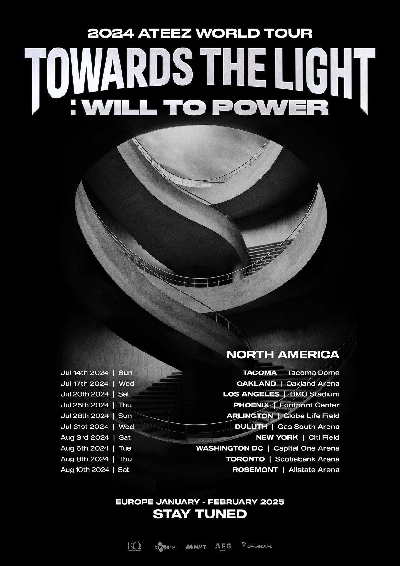 2024 ATEEZ WORLD TOUR [TOWARDS THE LIGHT : WILL TO POWER] IN NORTH