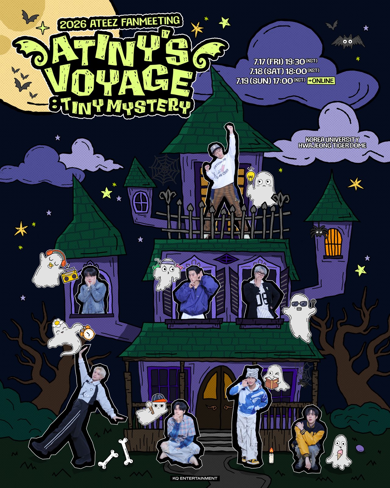 タレントカード ATEEZ 2026 FANMEETING ATINYZONE ATEEZ 2026 FANMEETING ATINY'S VOYAGE : TINY MYSTERY Official