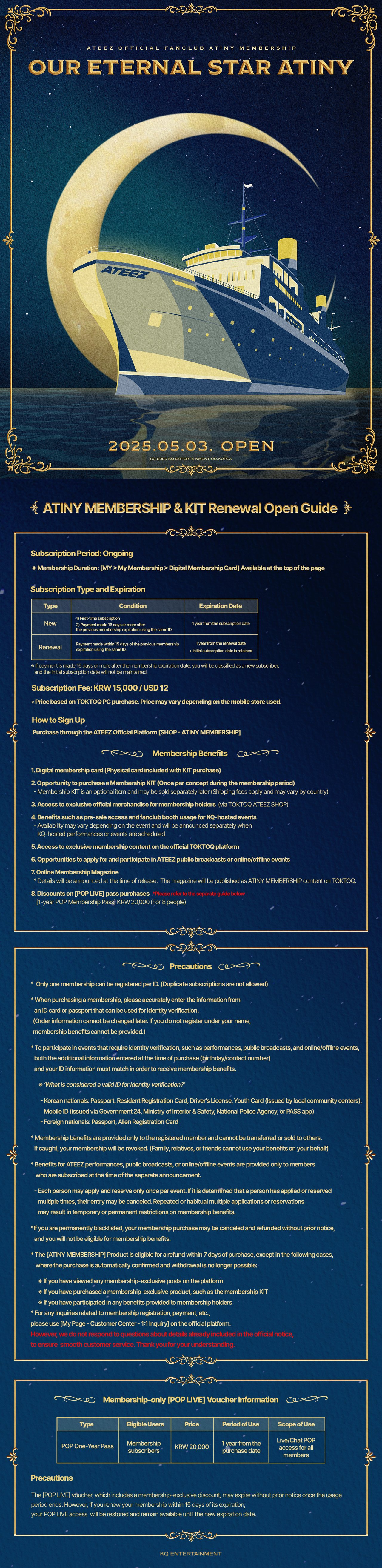 ATINY MEMBERSHIP & KIT Renewal Details