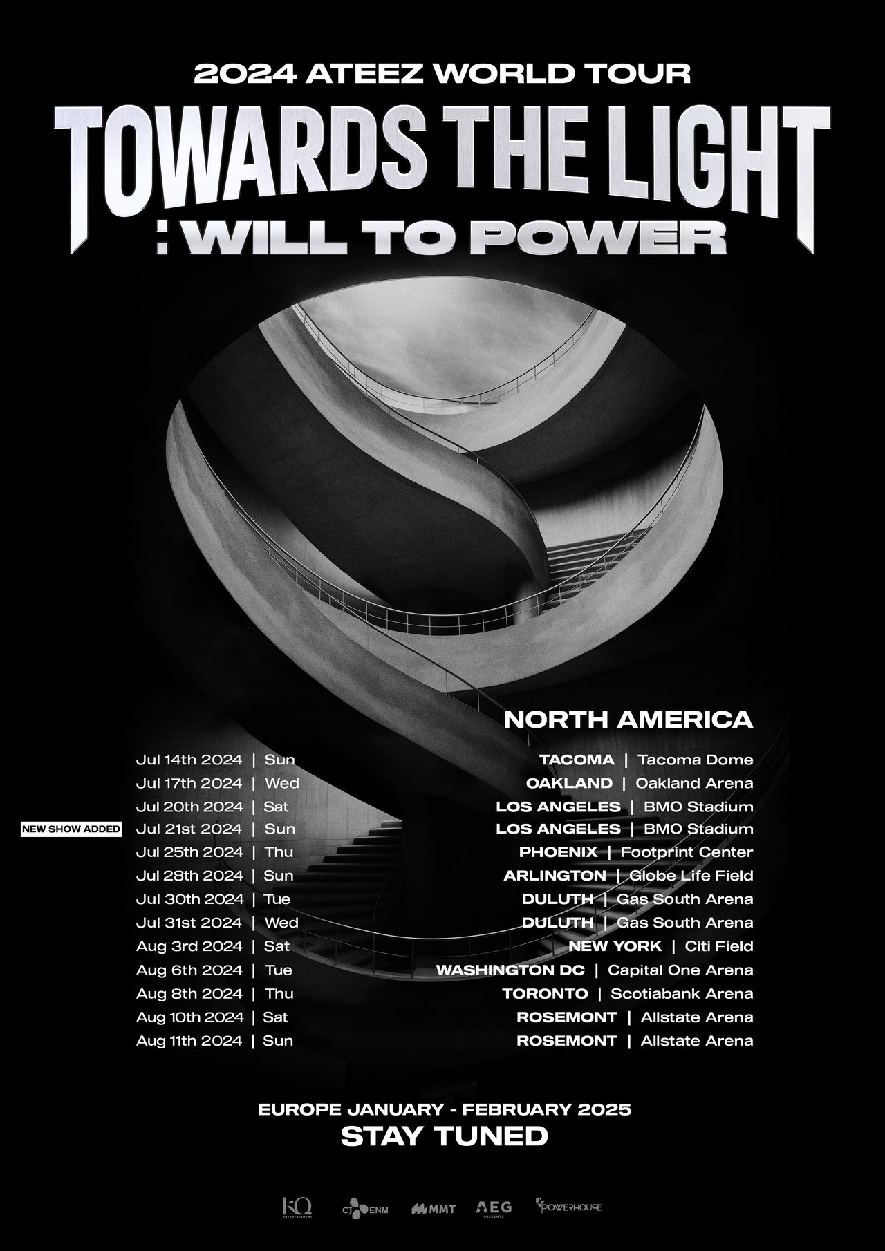 2024 ATEEZ WORLD TOUR [TOWARDS THE LIGHT : WILL TO POWER] IN NORTH