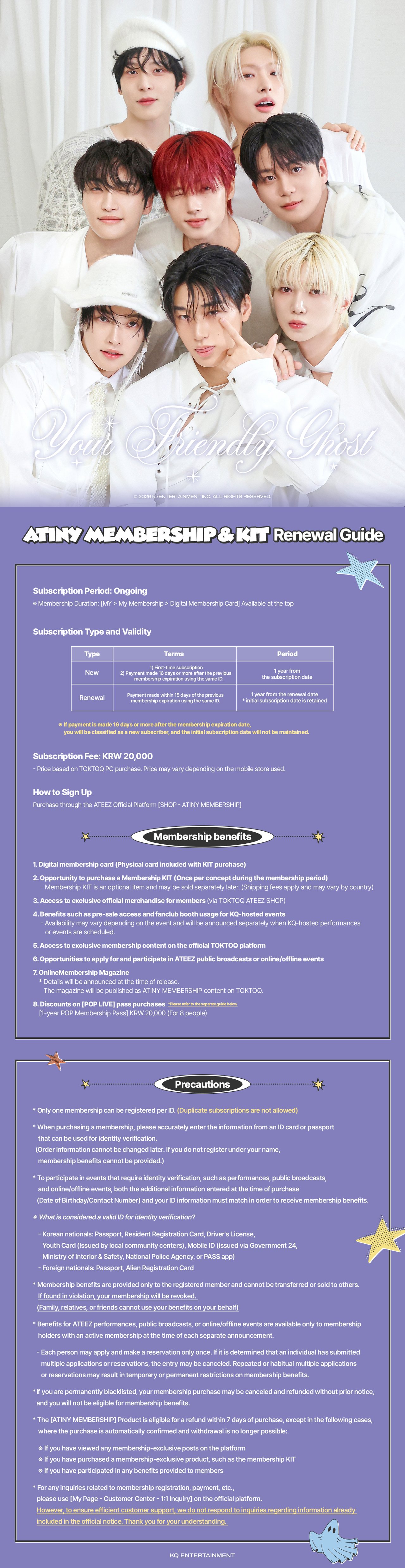 ATINY' MEMBERSHIP & KIT Renewal Guide
