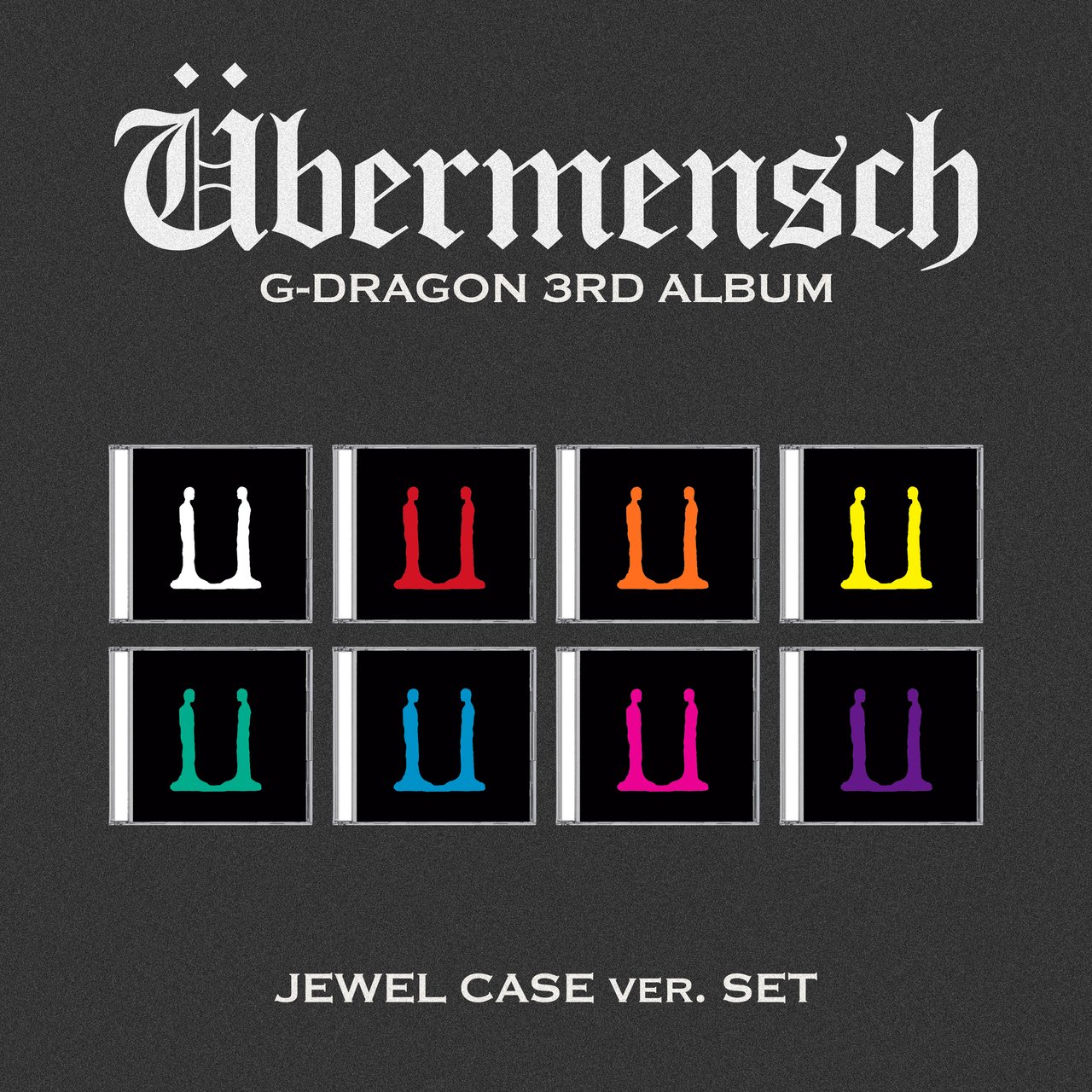G-DRAGON 3RD ALBUM [Übermensch] PRE-ORDER OPEN NOTICE (+Add