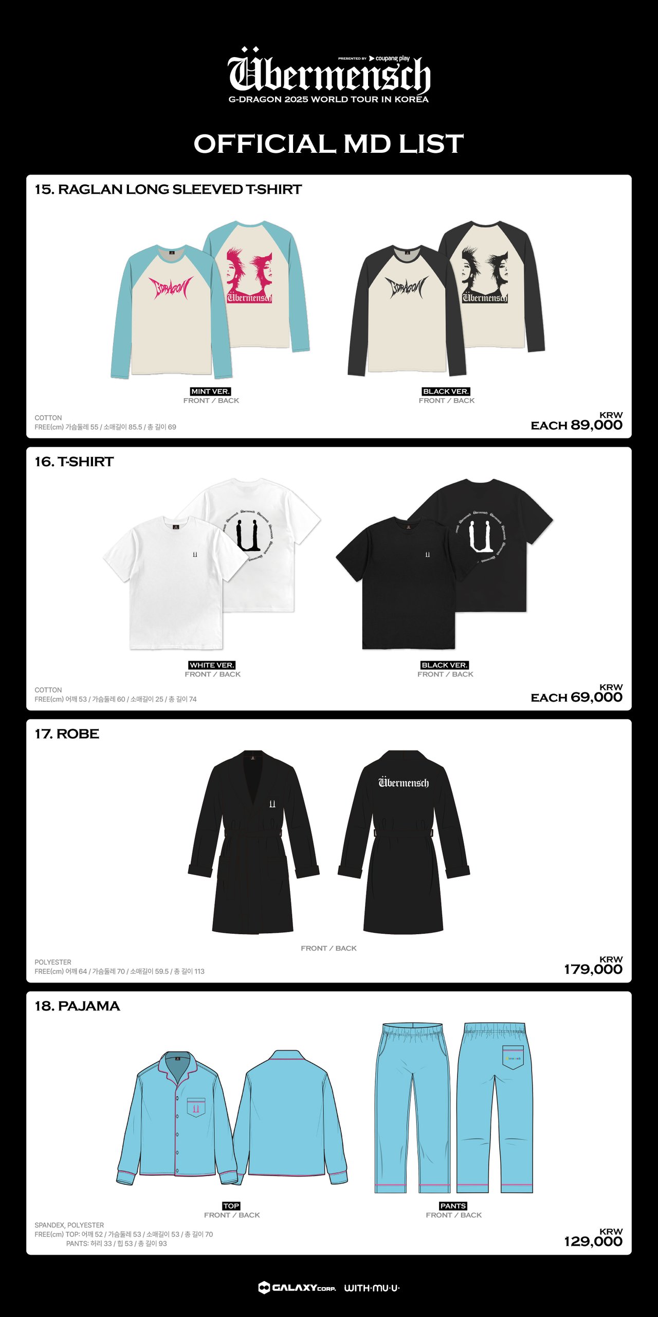 G-DRAGON 2025 WORLD TOUR [Übermensch] IN KOREA, presented by