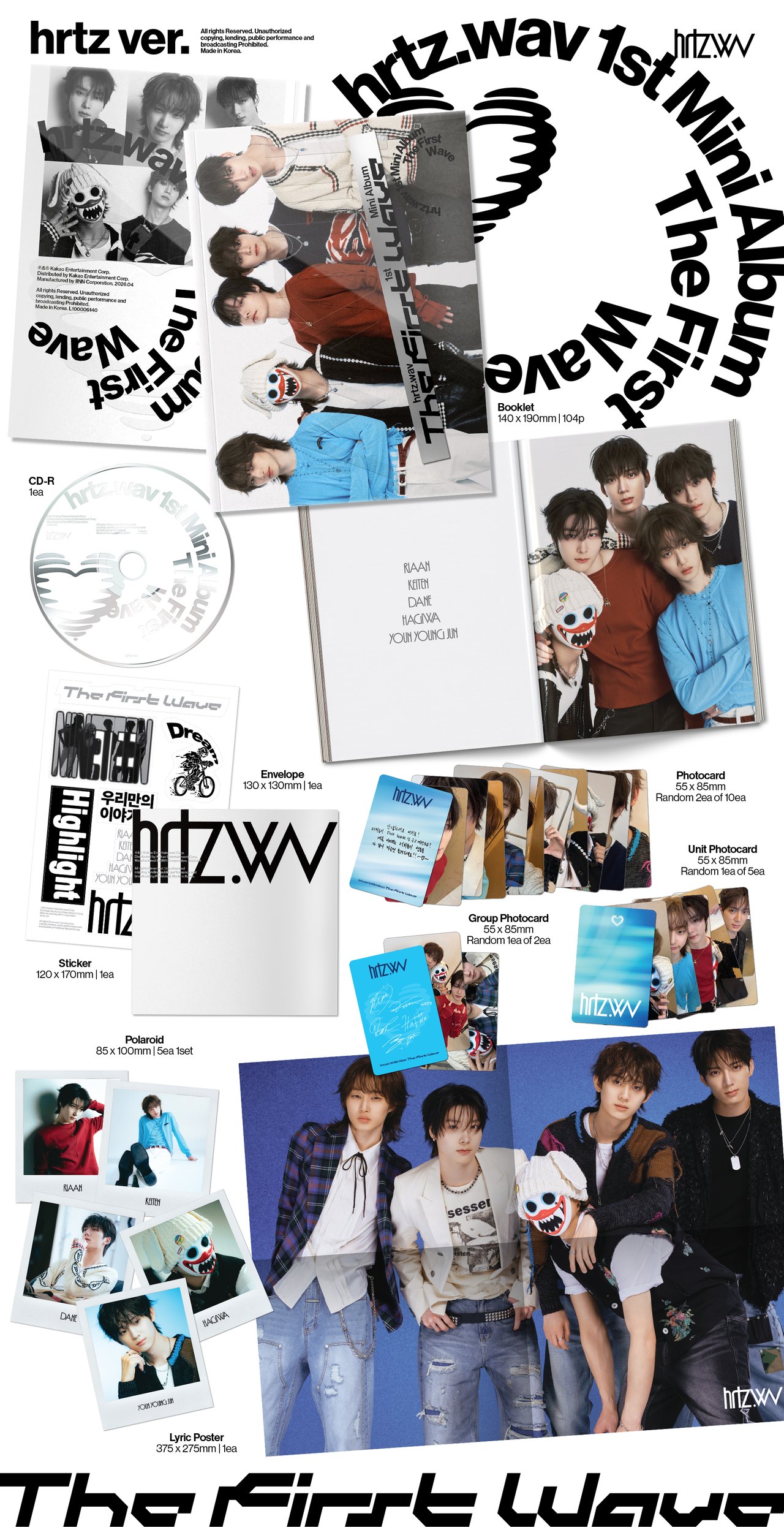 hrtz.wav 1st Mini Album [The First Wave] Pre-order