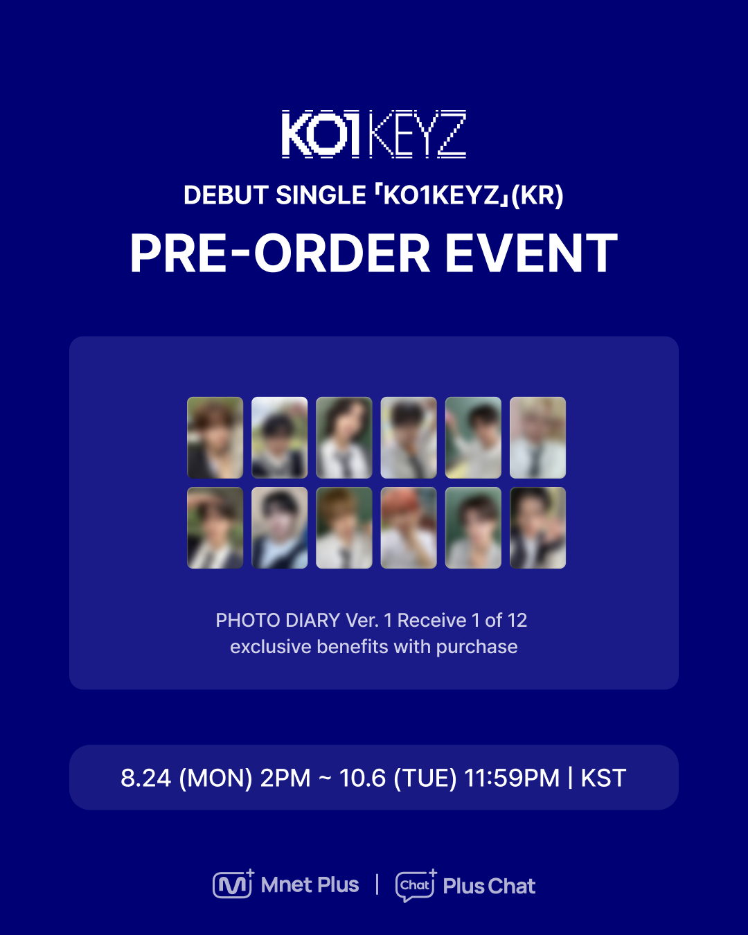 PRE-ORDER EVENT] KO1KEYZ DEBUT SINGLE「KO1KEYZ」(KR) PHOTO DIARY Ver.