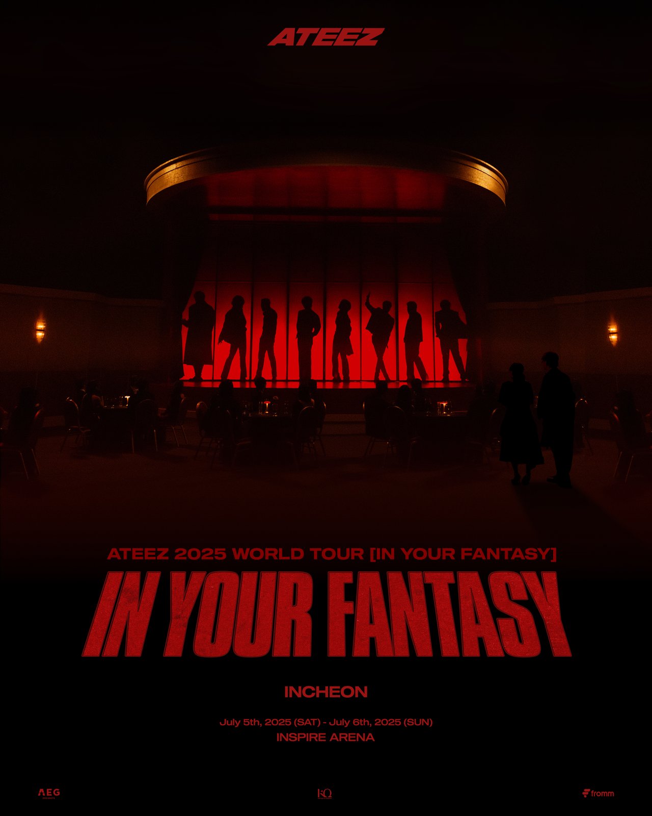 ATEEZ 2025 WORLD TOUR [IN YOUR FANTASY] Tour Announcement and