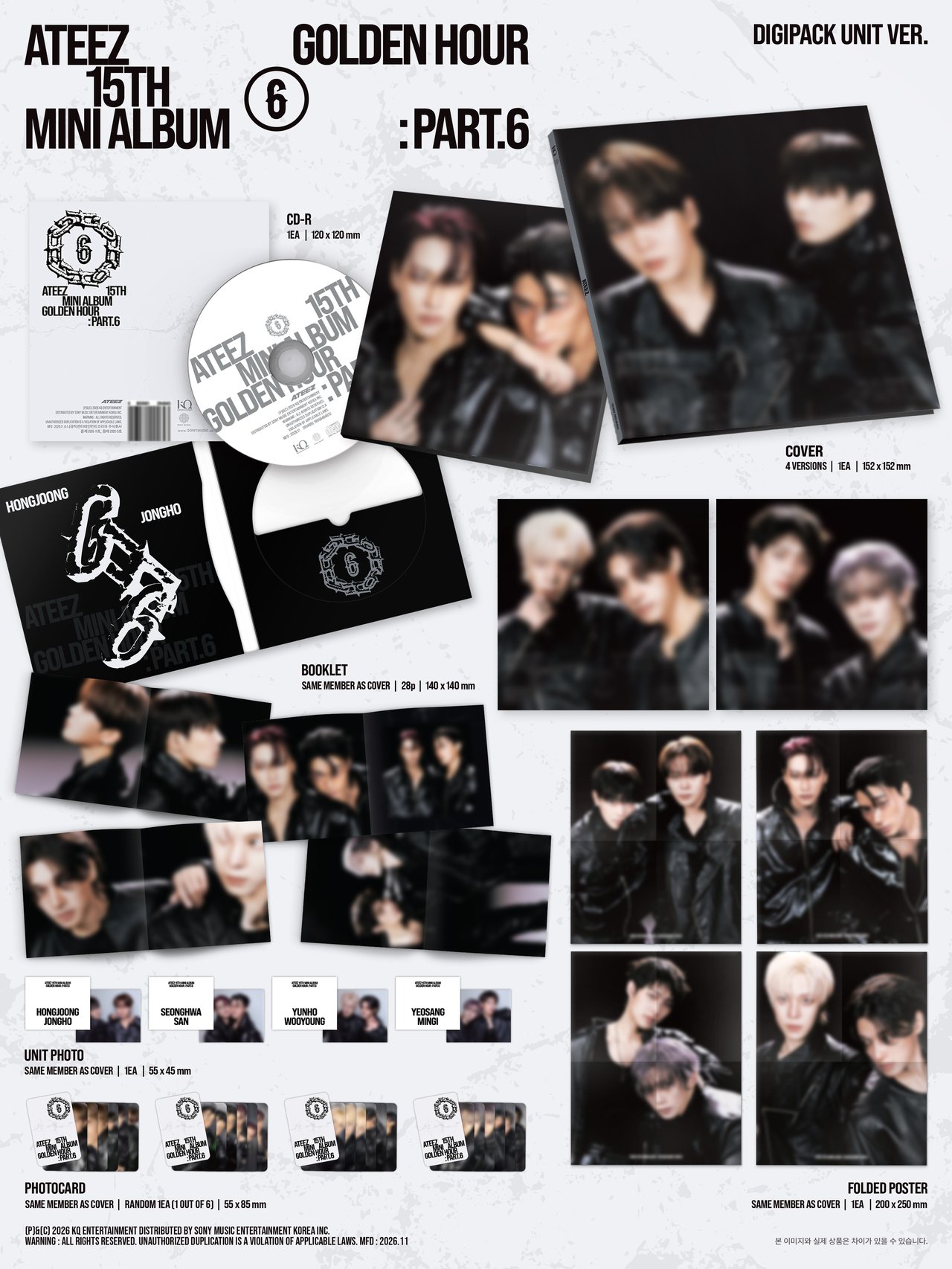 ATEEZ GOLDEN HOUR : Part.6 Pre-order Information