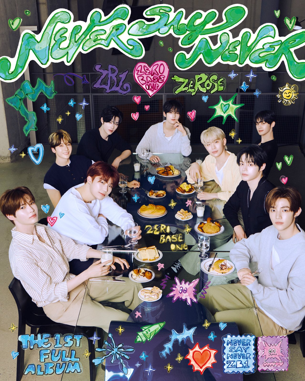ZEROBASEONE THE 1ST FULL ALBUM ❝𝙉𝙀𝙑𝙀𝙍 𝙎𝘼𝙔 𝙉𝙀𝙑𝙀𝙍