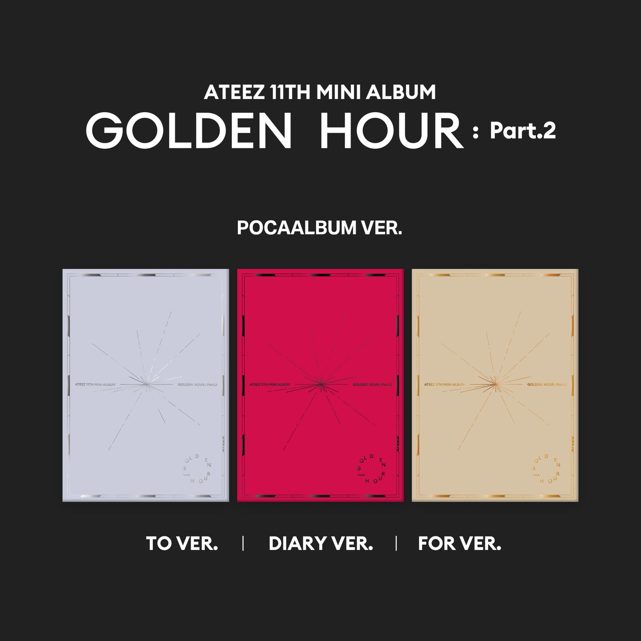 ATEEZ(에이티즈) GOLDEN HOUR : Part.2 예약 판매 안내