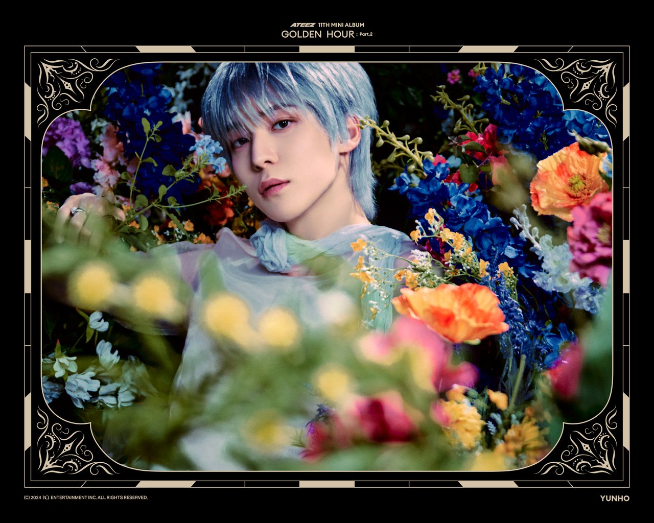 ユノ ジョンホ ATEEZ GOLDEN HOUR ALLMD ラキドロユニット golden hour pt2 ユノ ラッキードロー musicart ② 1