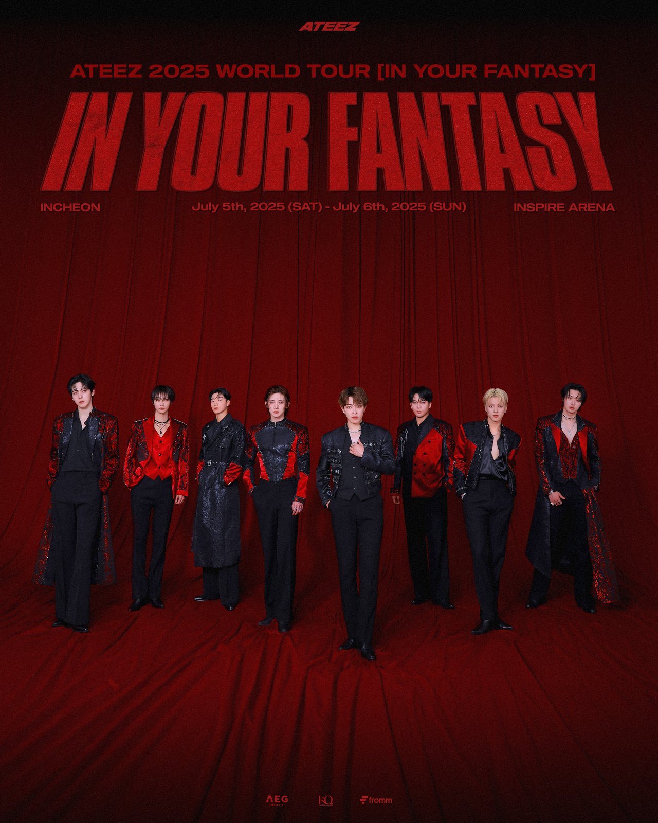 ATEEZ IN YOUR FANTASY ソウルコン サン ATEEZ 2025 WORLD TOUR [IN YOUR FANTASY] IN INCHEON Ticket