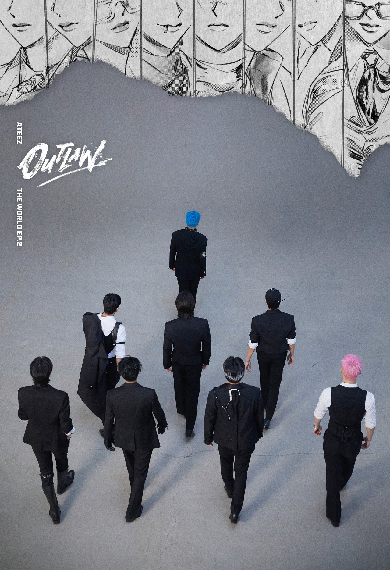 ATEEZ THE WORLD EP.2 : OUTLAW ハンディファン ATEEZ - [THE WORLD EP.2 : OUTLAW] 日本公式輸入盤販売決定