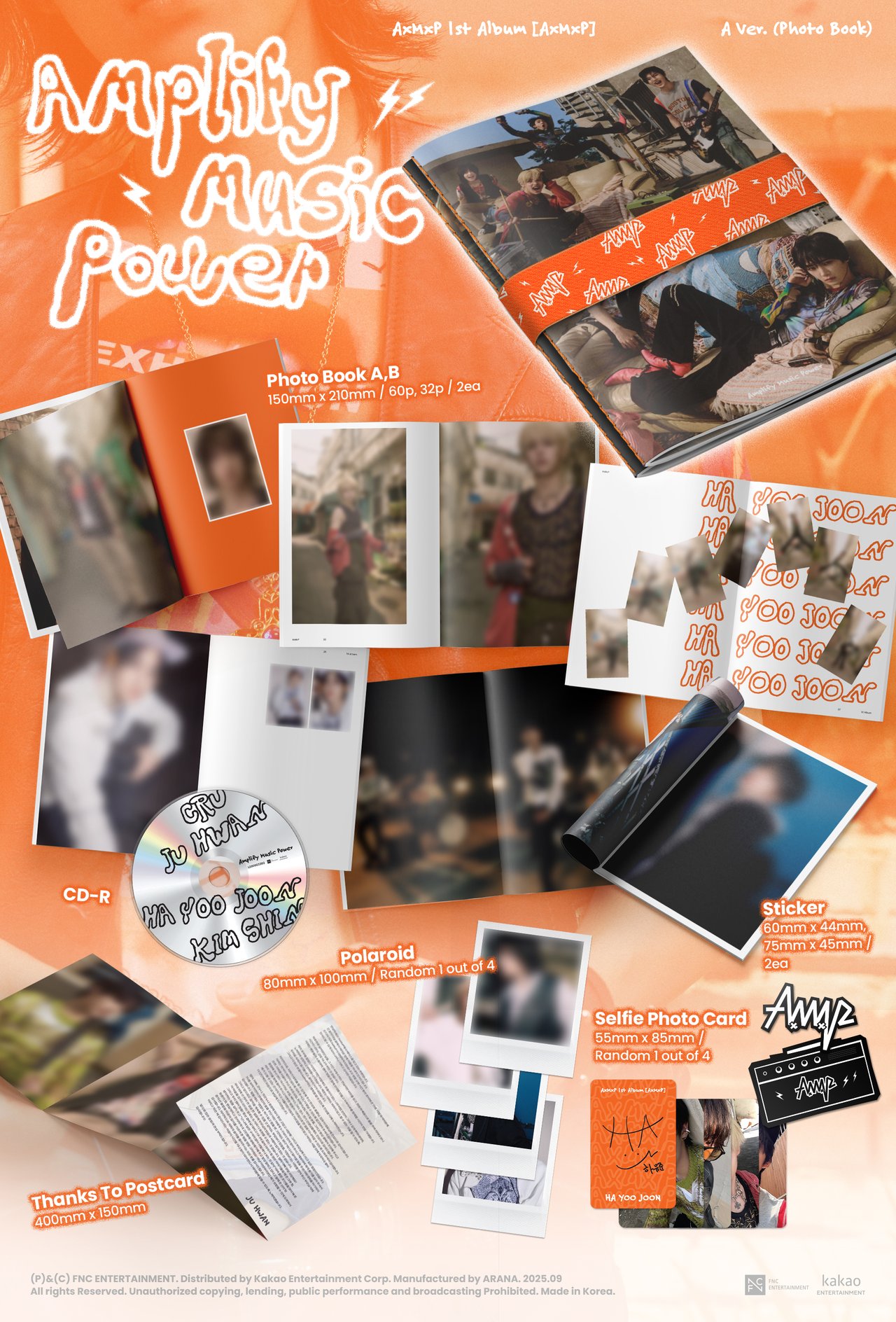 PRE-ORDER] AxMxP - 1st Album [AXMXP] (A ver.)