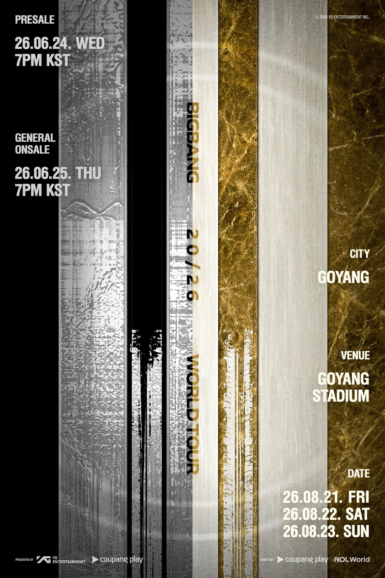 BIGBANG 2026 WORLD TOUR IN GOYANG presented by Coupang Play