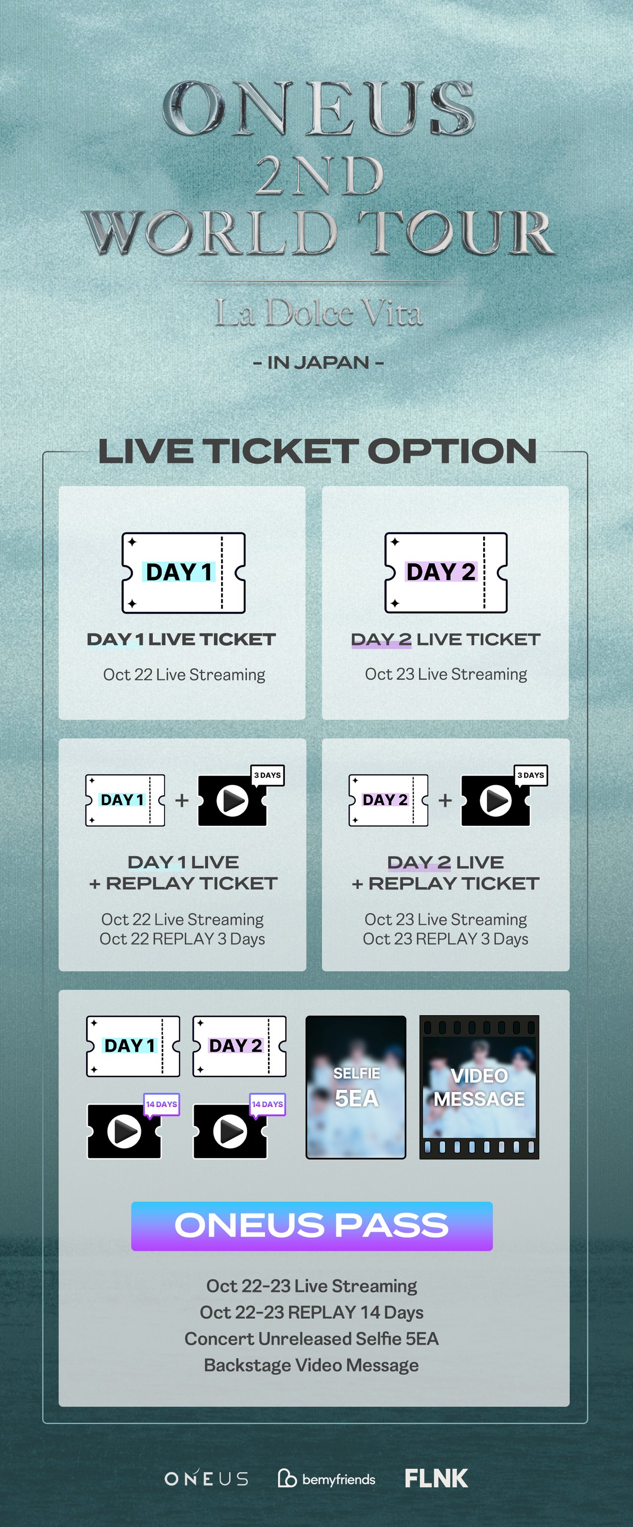 ONEUS La Dolce Vita  公開放送番組 ミペン トレカ イド LIVE STREAM] ONEUS 2ND WORLD TOUR 'La Dolce Vita' Final in Seoul