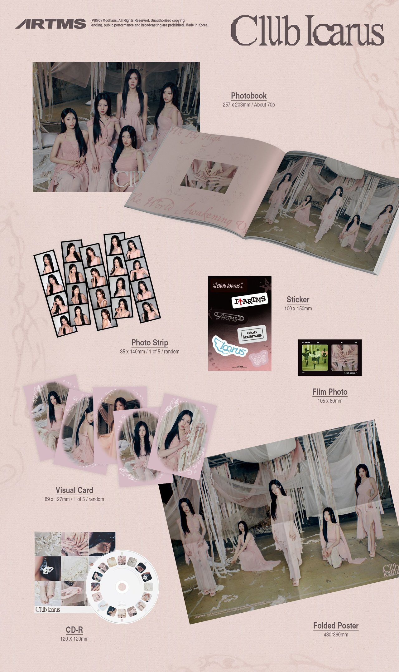 ARTMS Club Icarus サイン入りポラロイド ジンソル ARTMS Club Icarus サイン入りポラロイド ジンソル ARTMS Club Icarus