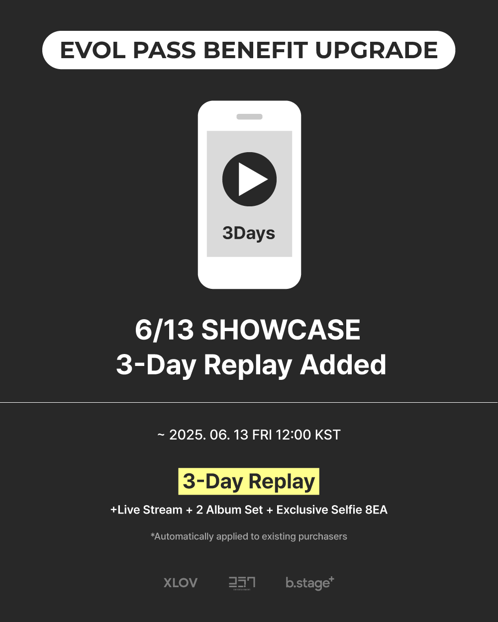 XLOV b.stage+ トレカ LIVE STREAM] XLOV 2nd SINGLE ALBUM [I ONE] SHOWCASE