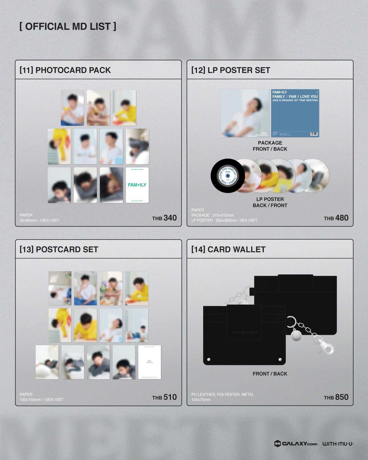 2026 G-DRAGON 'FAM' MEETING [FAM+ILY : FAMILY : FAM I LOVE YOU] IN