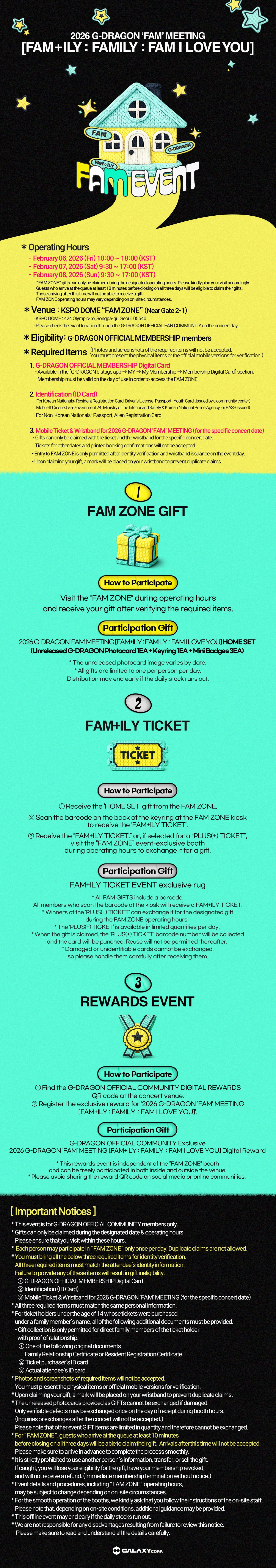 2026 G-DRAGON 'FAM' MEETING [FAM+ILY : FAMILY : FAM I LOVE YOU