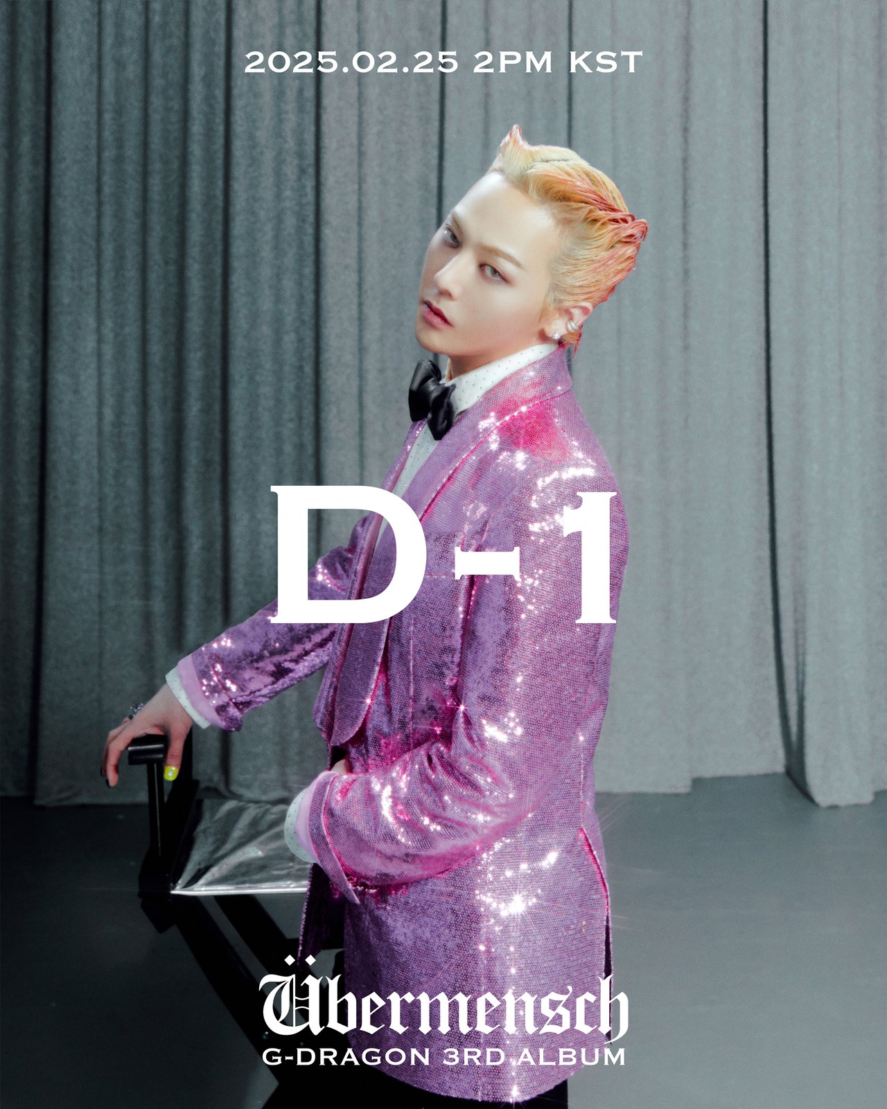 G-DRAGON 3RD ALBUM D-1 POSTER