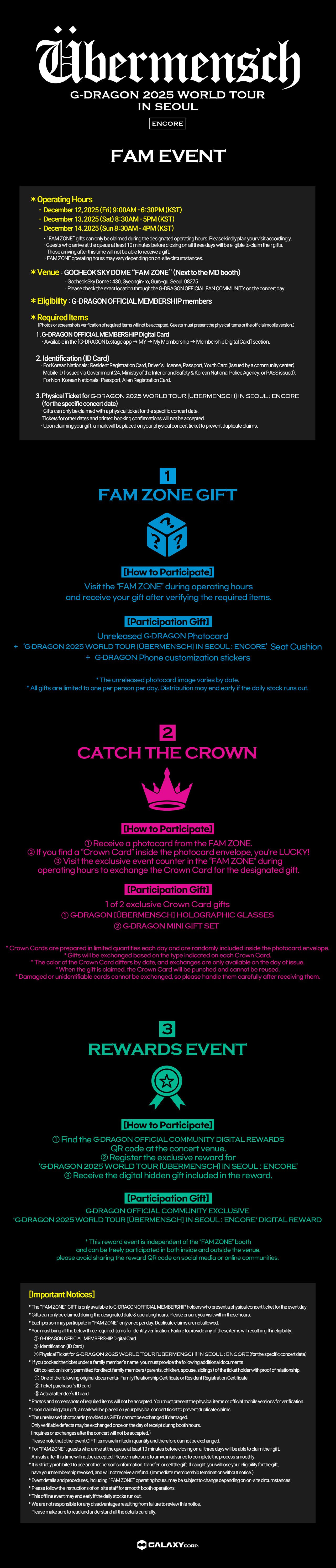 G-DRAGON 2025 WORLD TOUR [Übermensch] IN SEOUL : ENCORE, presented