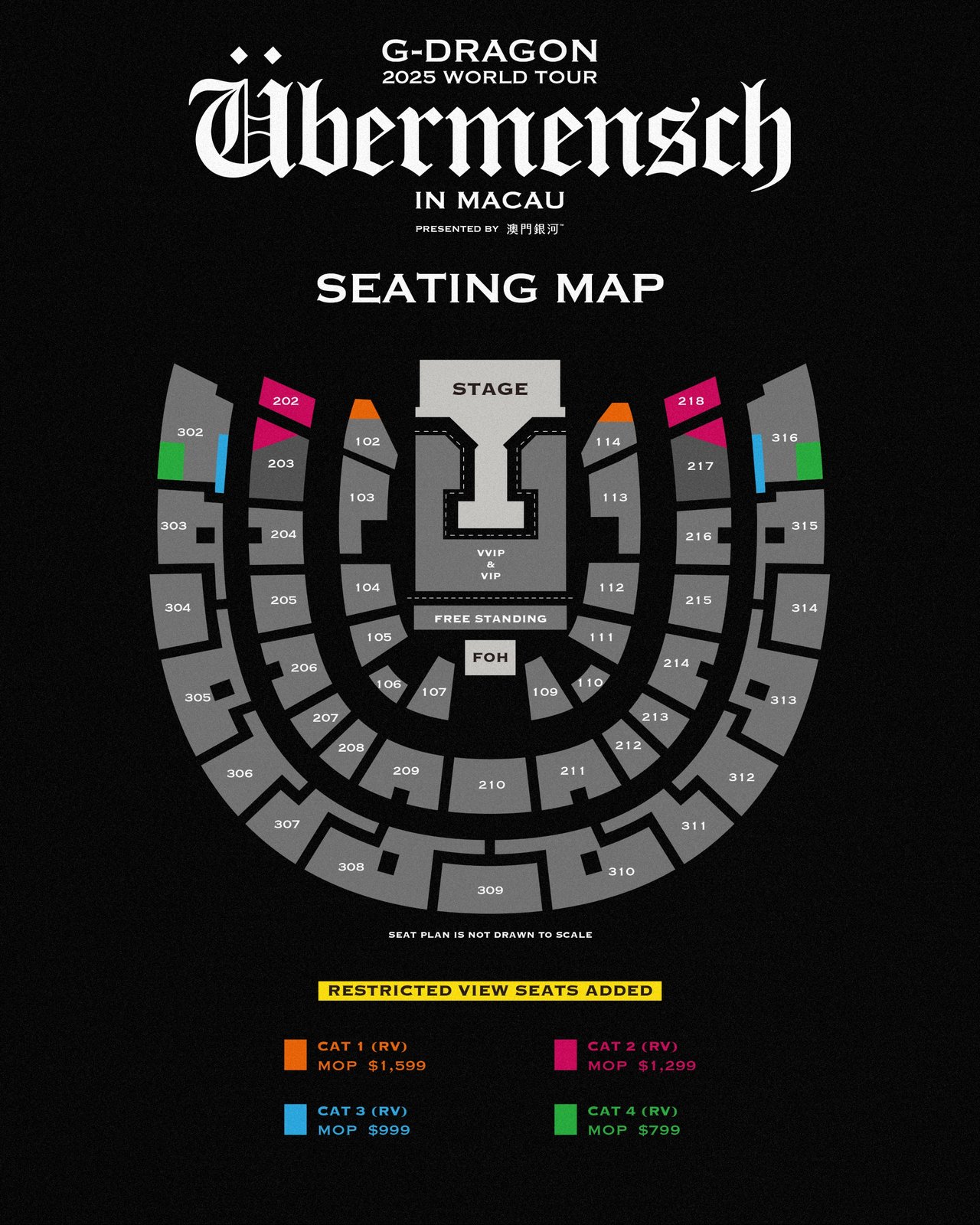 G-DRAGON 2025 WORLD TOUR [Übermensch] IN MACAU, presented by