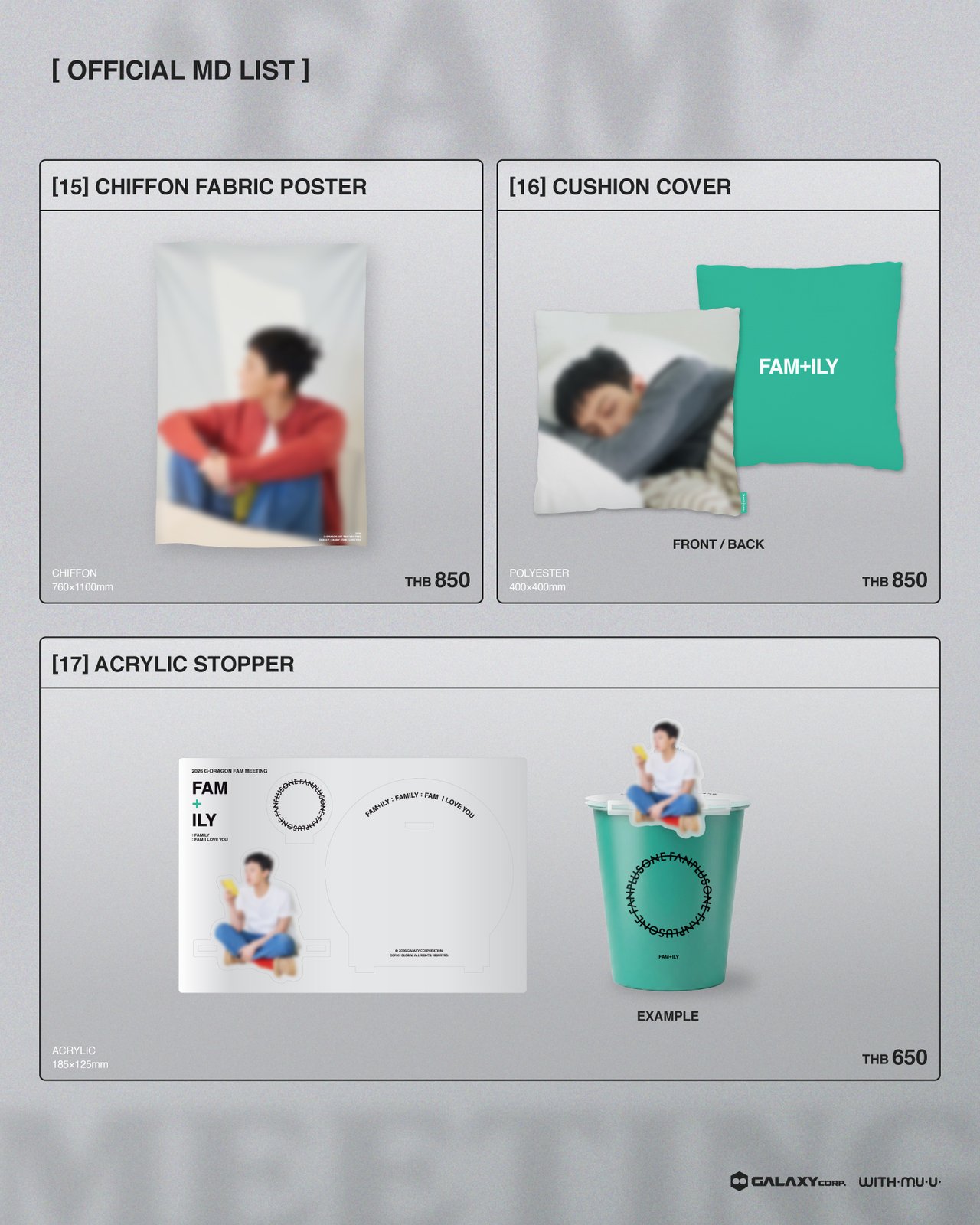 2026 G-DRAGON 'FAM' MEETING [FAM+ILY : FAMILY : FAM I LOVE YOU] IN