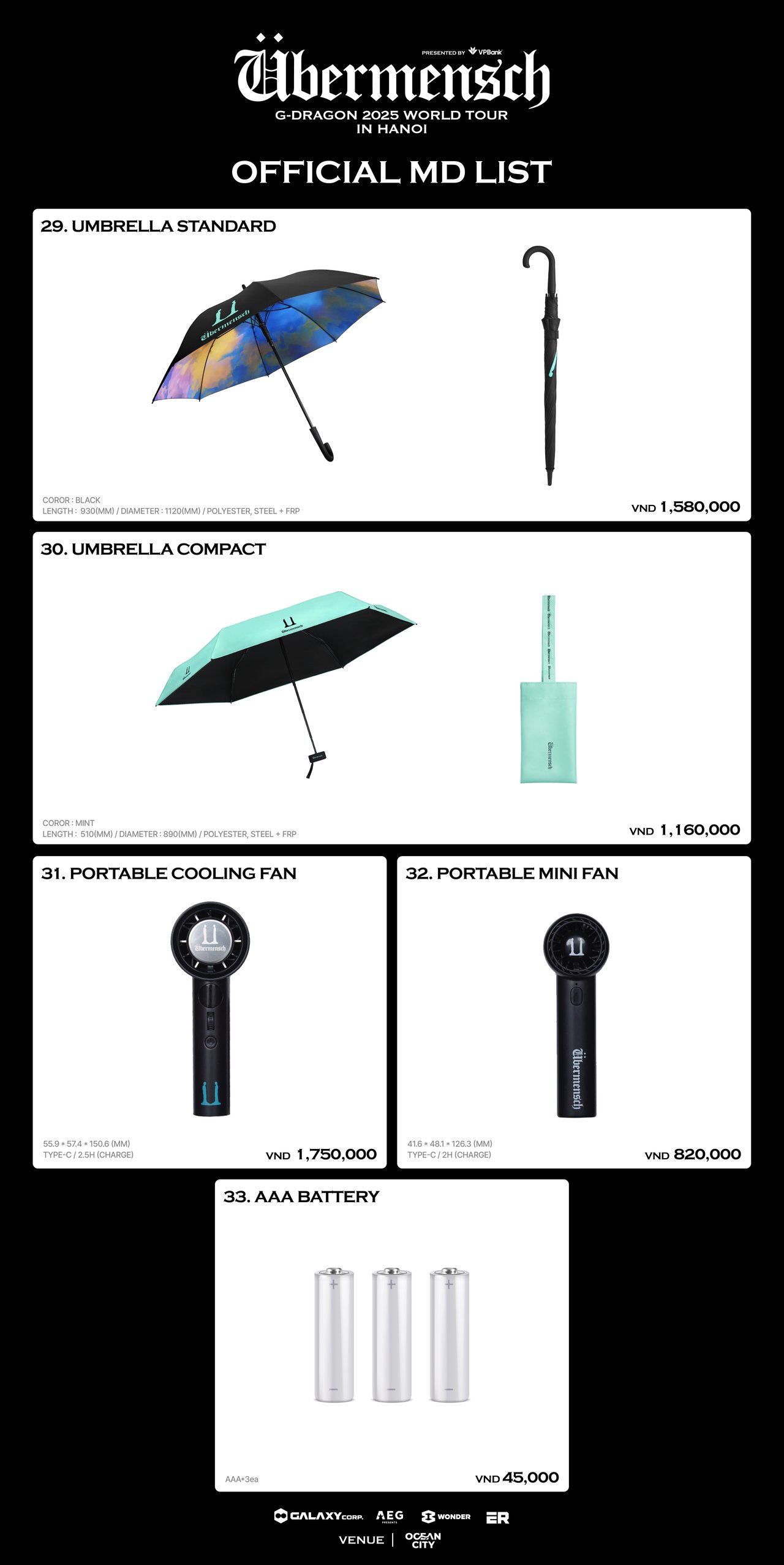 G-DRAGON 2025 WORLD TOUR [Übermensch] IN HANOI, presented by