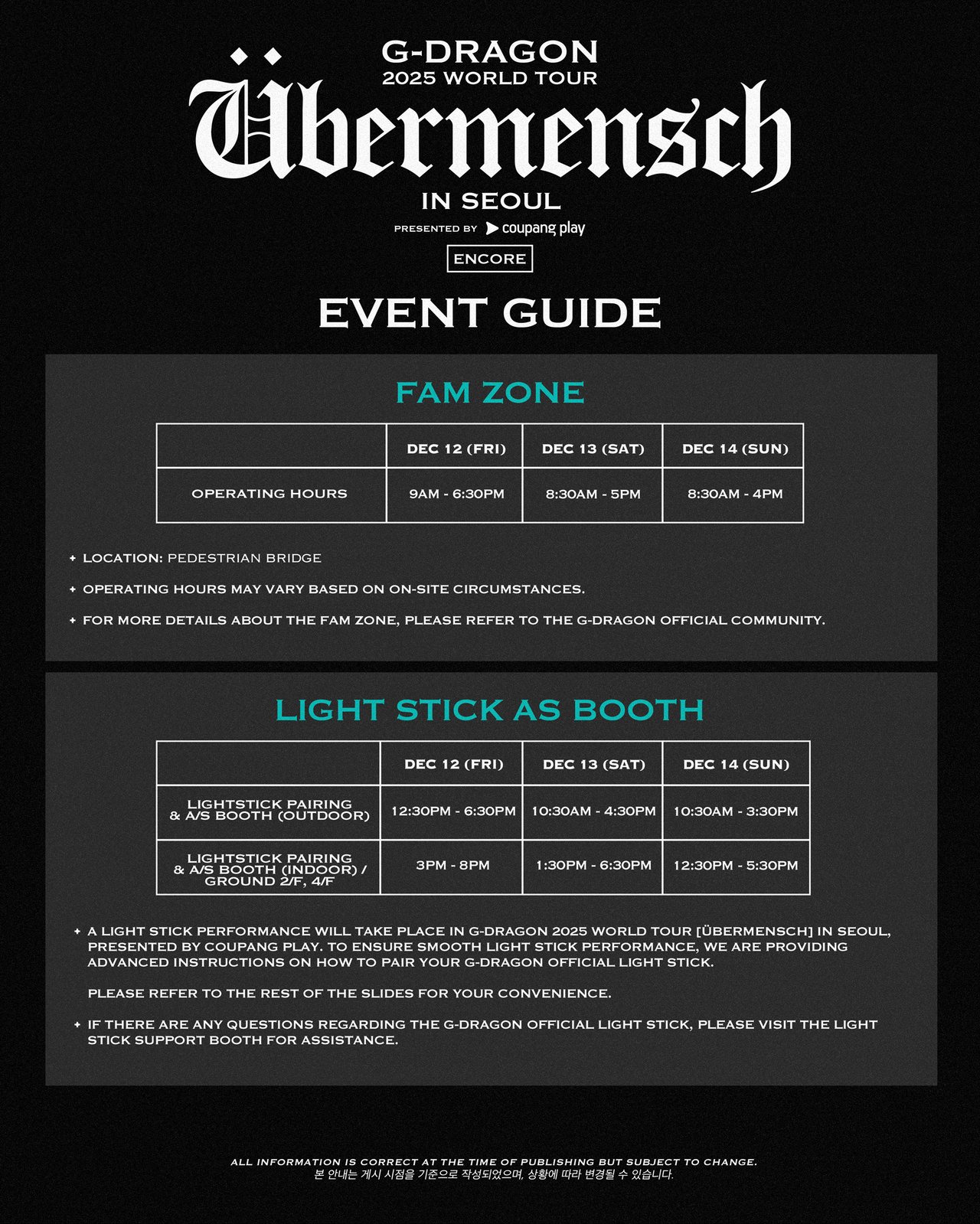 G-DRAGON 2025 WORLD TOUR [Übermensch] IN SEOUL : ENCORE, presented