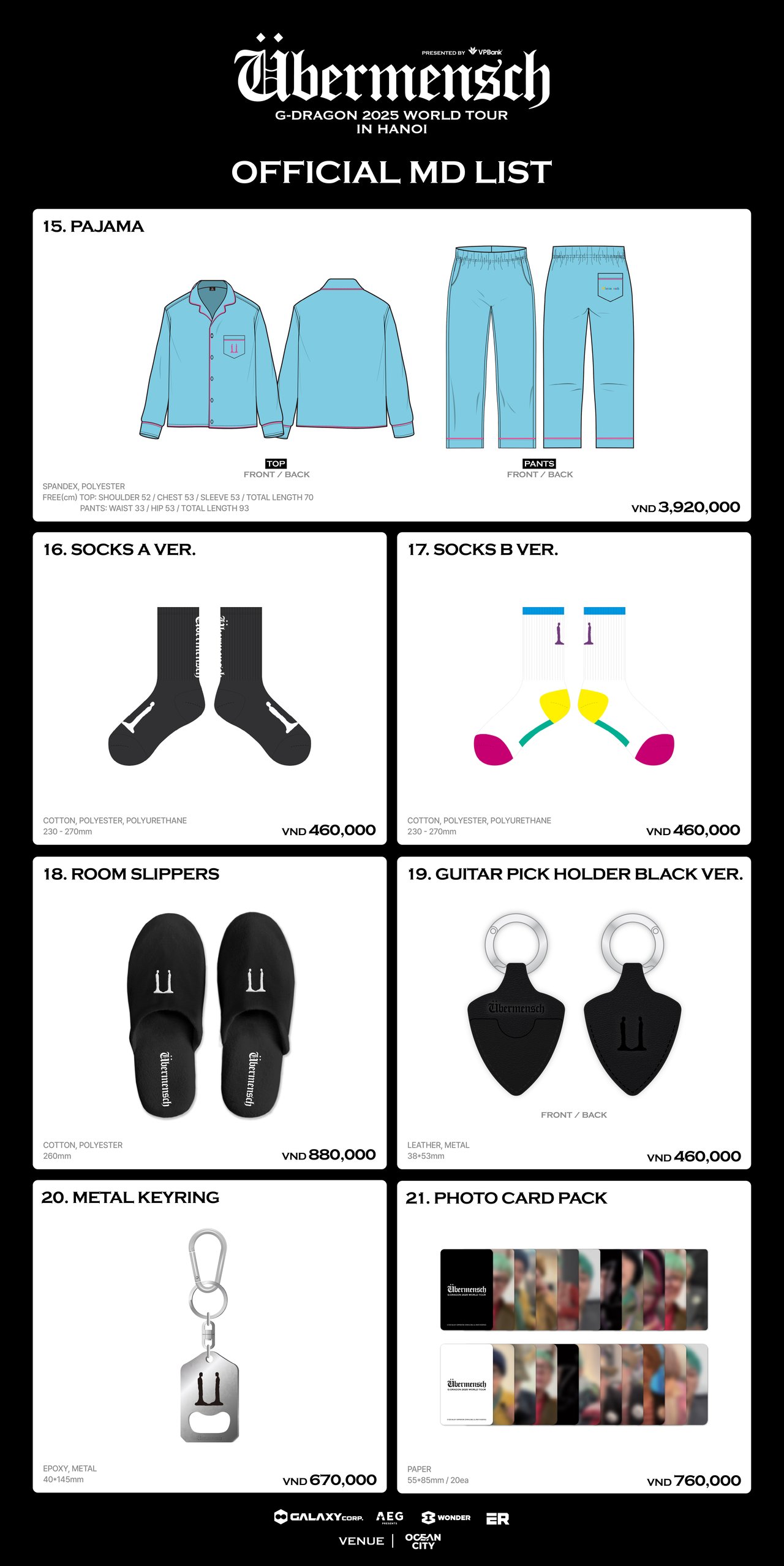 G-DRAGON 2025 WORLD TOUR [Übermensch] IN HANOI, presented by