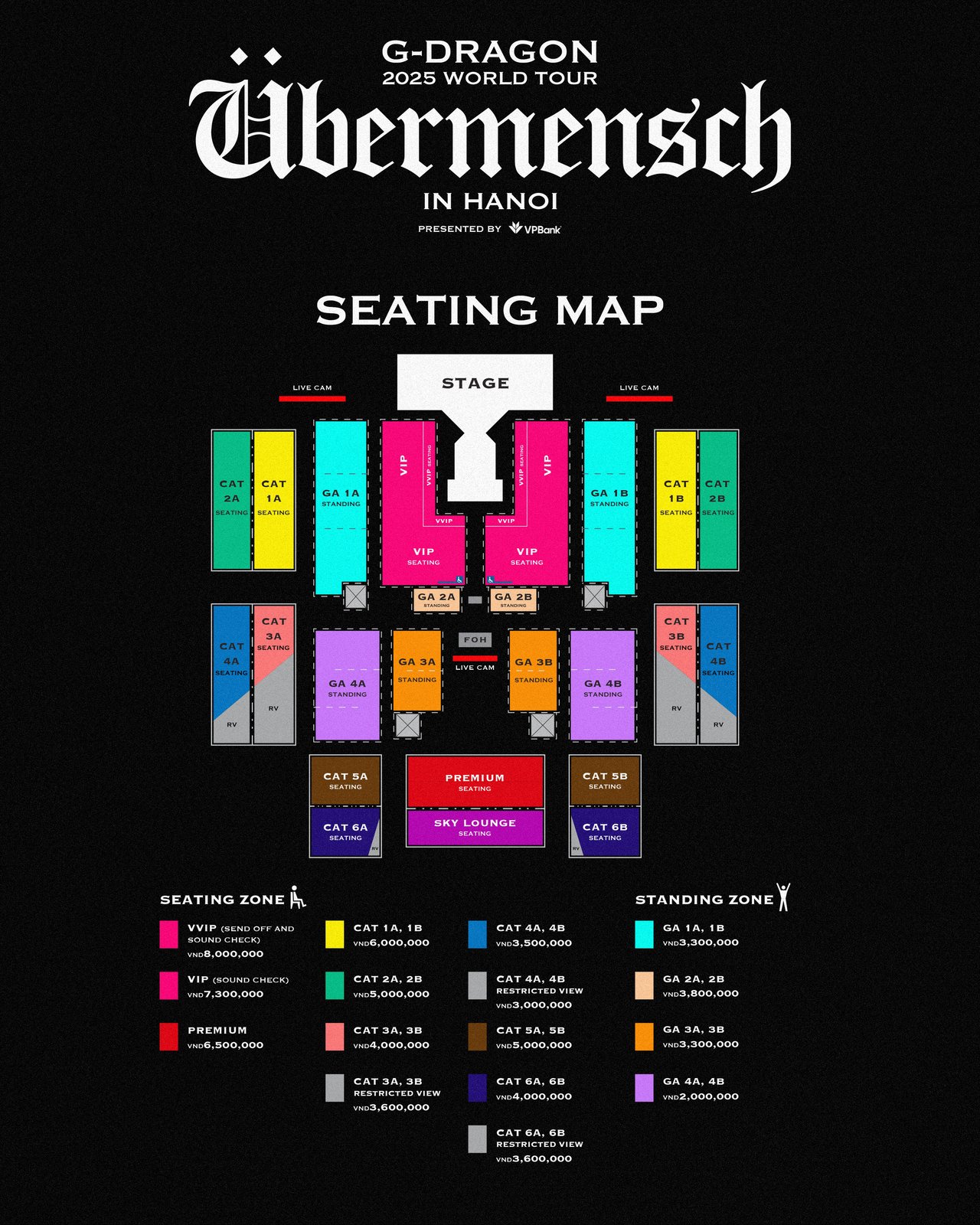 G-DRAGON 2025 WORLD TOUR [Übermensch] IN HANOI, presented by